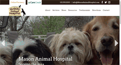 Desktop Screenshot of masonanimalhospital.com